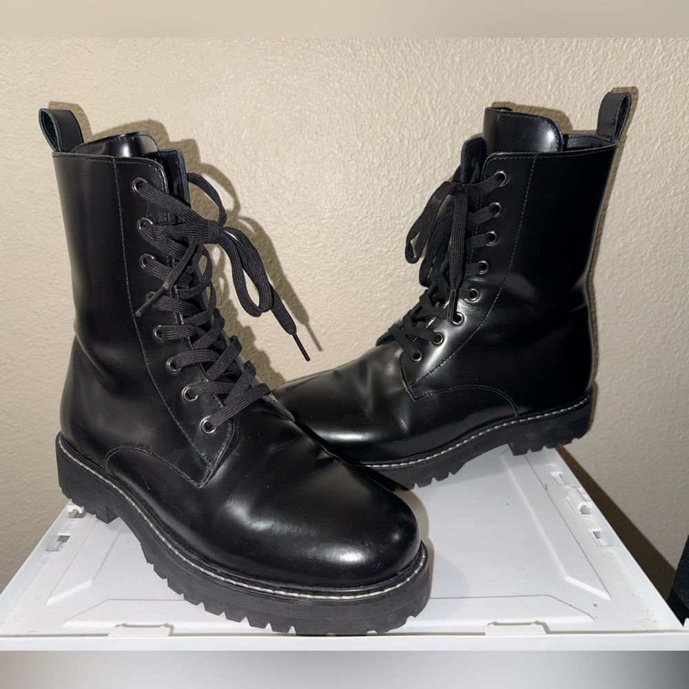 🖤 Thursday Boots Women’s Combat Boots | Size 8.5 | Black Leather | EUC
